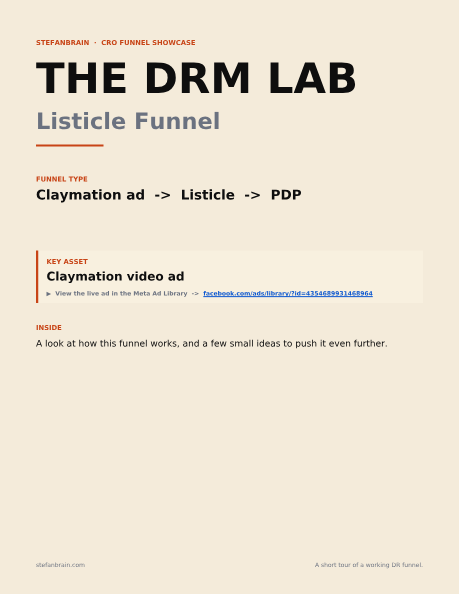 DRM Lab Funnel Review PDF preview